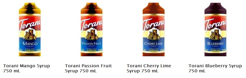 Torani Italian Soda Mixes